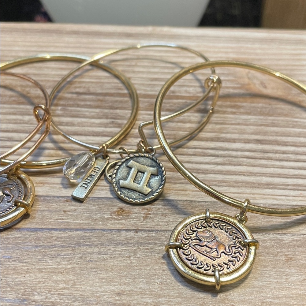 Gold Charm Bangle Bundle - Picture 4 of 6